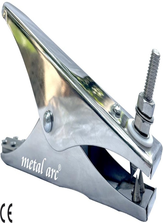 مشبك ثابت احترافي من نوع التمساح من شركة Metal Arc حاصل على علامة ISI، مناسب لصناعة النفط والدهانات والبترول (ECH601SSP، عبوة من 5 قطع) - Image 4
